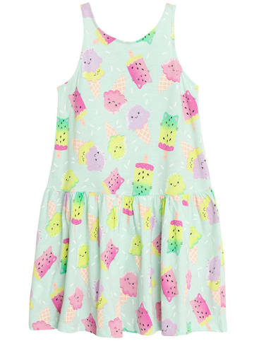 COOL CLUB Jurk turquoise/lichtroze