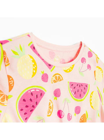 COOL CLUB Kleid in Rosa/ Gelb