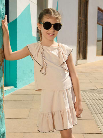 COOL CLUB 2-delige outfit beige