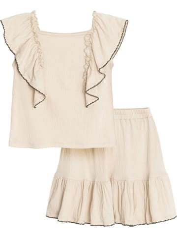 COOL CLUB 2-delige outfit beige