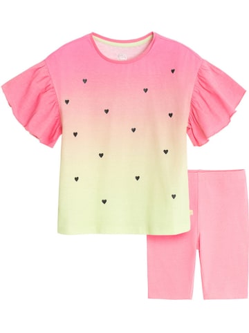 COOL CLUB 2tlg. Badeoutfit in Rosa/ Gelb