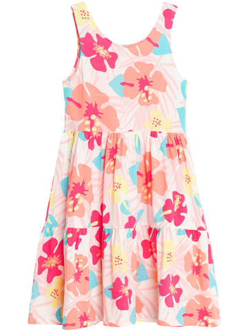 COOL CLUB Kleid in Creme/ Bunt