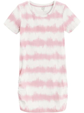 COOL CLUB Kleid in Rosa/ Weiß