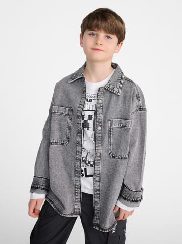 COOL CLUB Jeans-Hemd in Grau