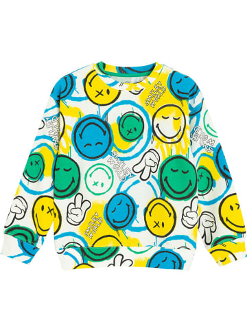 COOL CLUB Longsleeve wit/blauw/geel