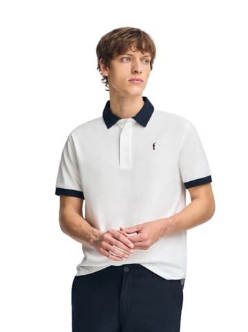 Polo Club Poloshirt wit/zwart