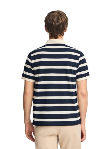 Polo Club Poloshirt in Dunkelblau/ Creme