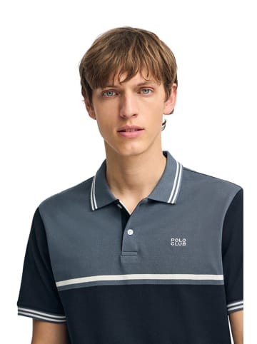 Polo Club Poloshirt in Dunkelblau/ Blau