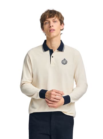 Polo Club Poloshirt crème/donkerblauw