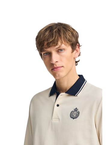 Polo Club Poloshirt crème/donkerblauw