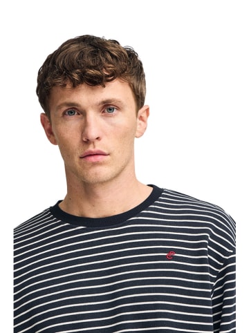 Polo Club Sweatshirt in Dunkelblau/ Weiß