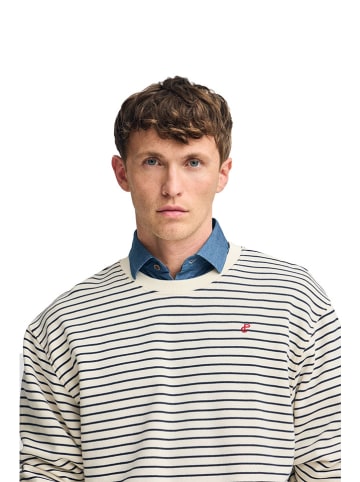 Polo Club Sweatshirt in Creme/ Schwarz