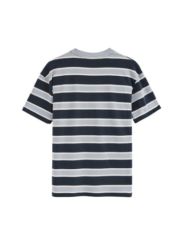 Polo Club Shirt in Hellblau/ Dunkelblau