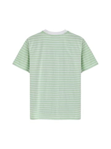 Polo Club Shirt in Hellgrün/ Weiß