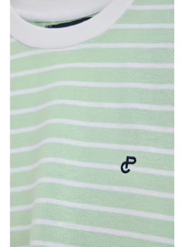 Polo Club Shirt in Hellgrün/ Weiß