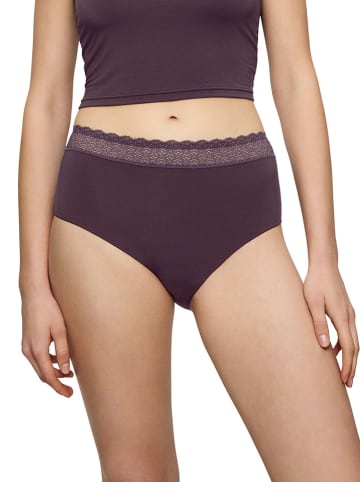 Triumph Pełne figi high waist w kolorze ciemnofioletowym