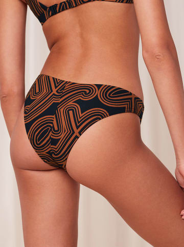 Triumph Figi bikini w kolorze czarno-karmelowym
