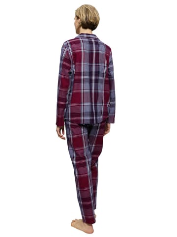 Triumph Pyjama auberginekleurig/blauw