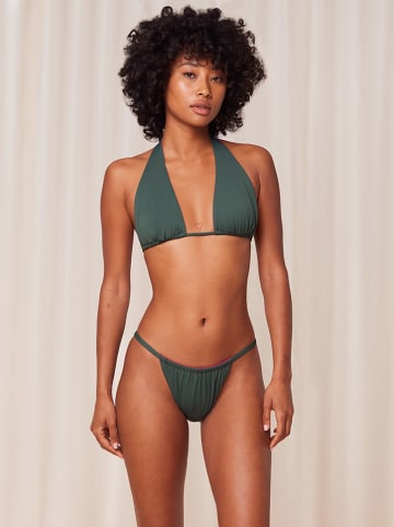 Triumph Dwustronne figi bikini w kolorze zielono-różowym