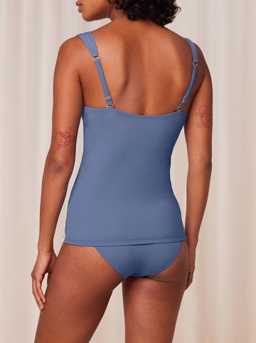 Triumph Tankinitop blauw/wit