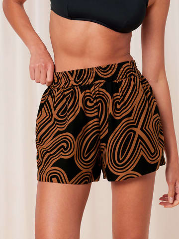 Triumph Short zwart/camel