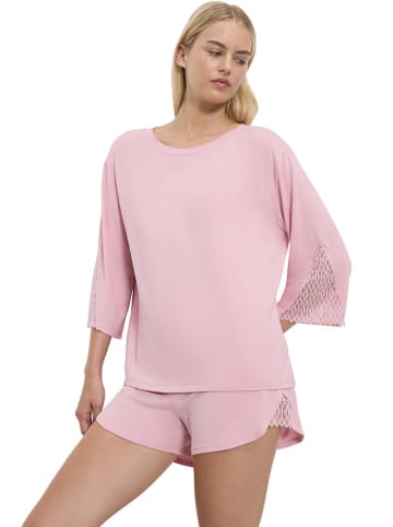 Triumph Pyjama-Oberteil in Rosa