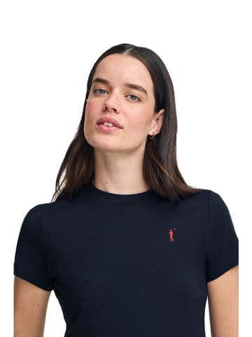 Polo Club Shirt in Schwarz