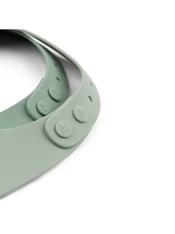 done by deer 2er-Set: Silikon-Lätzchen "Croco" in Grün