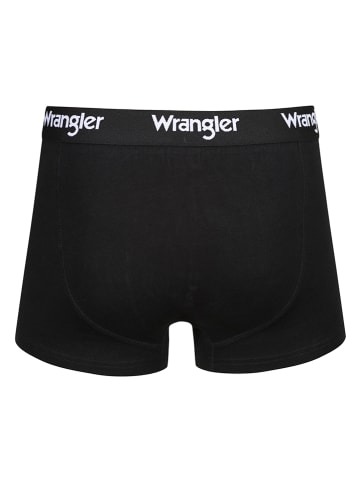 Wrangler 3er-Set: Boxershorts "Masson" in Schwarz