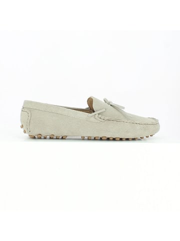 CHARLES & SMITH Leder-Mokassins "Johnny" in Creme