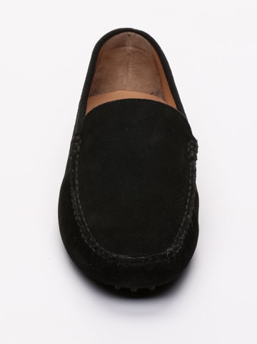 CHARLES & SMITH Leder-Mokassins "Lenny" in Schwarz