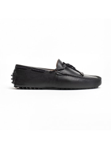 CHARLES & SMITH Leder-Mokassins "Butler" in Schwarz