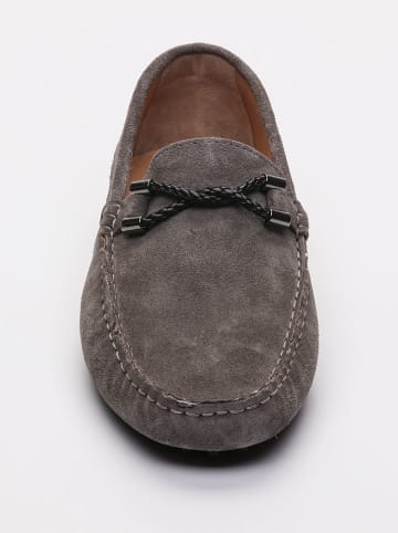 CHARLES & SMITH Leder-Mokassins "Tom" in Braun