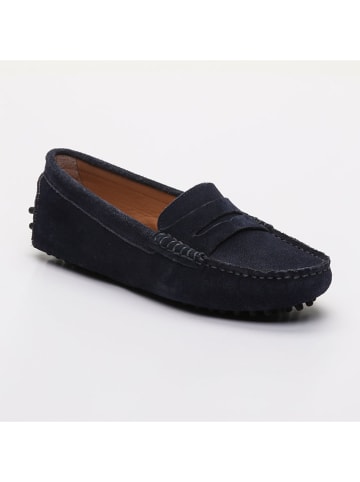 CHARLES & SMITH Leder-Mokassins "Thandie"  in Dunkelblau