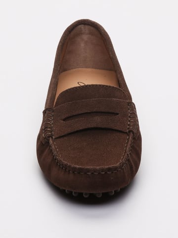 CHARLES & SMITH Leren mocassins "Thandie" bruin