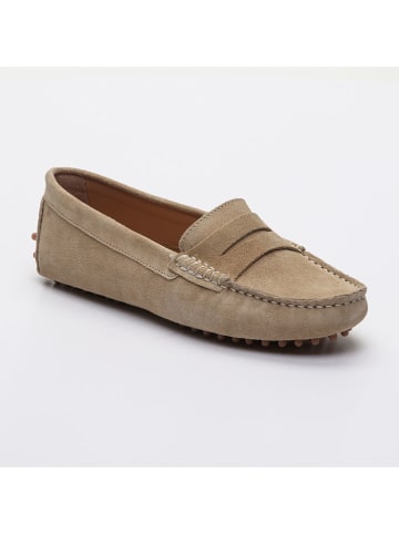 CHARLES & SMITH Leder-Mokassins "Thandie"  in Beige