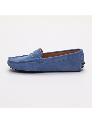 CHARLES & SMITH Leder-Mokassins "Thandie"  in Blau