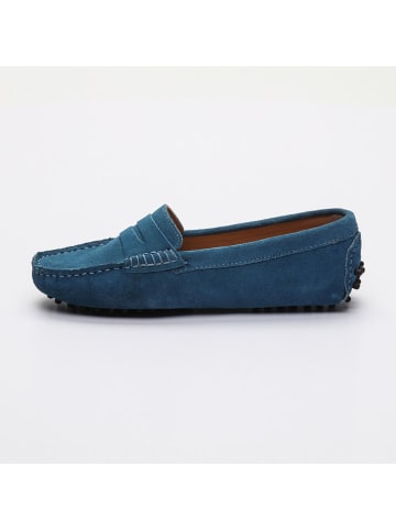 CHARLES & SMITH Leder-Mokassins "Thandie"  in Blau
