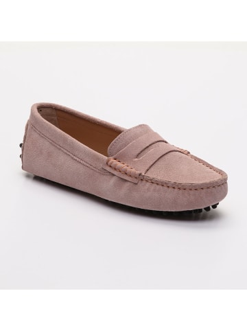 CHARLES & SMITH Leder-Mokassins "Thandie"  in Rosa