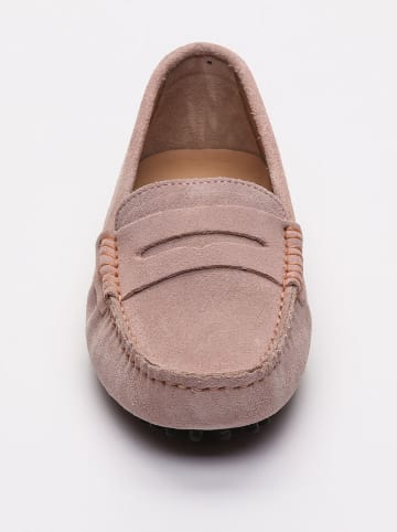 CHARLES & SMITH Leder-Mokassins "Thandie"  in Rosa