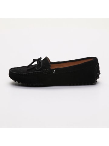 CHARLES & SMITH Leren mocassins "Newton" zwart