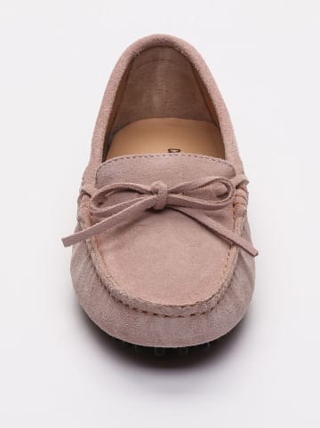 CHARLES & SMITH Leder-Mokassins "Newton" in Rosa