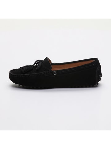 CHARLES & SMITH Leren mocassins "January" zwart