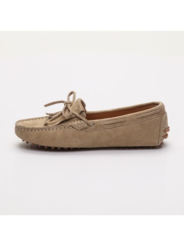 CHARLES & SMITH Leder-Mokassins "Emma" in Beige