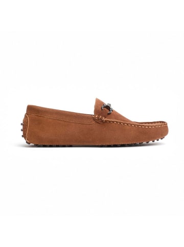 CHARLES & SMITH Leder-Mokassins "Trenton" in Hellbraun