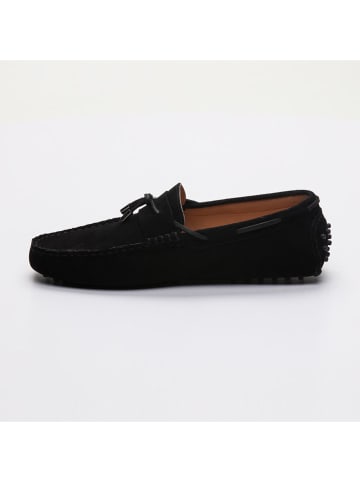 CHARLES & SMITH Leder-Mokassins "Clayton" in Schwarz