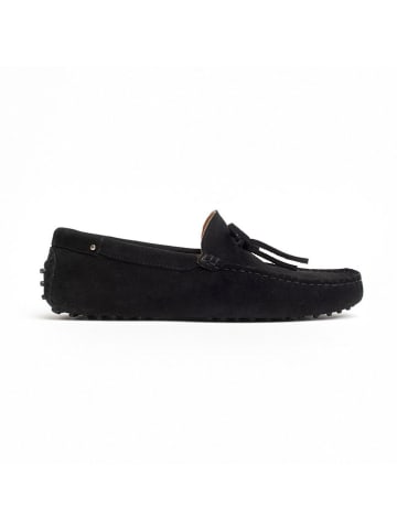CHARLES & SMITH Leren mocassins "Andy" zwart