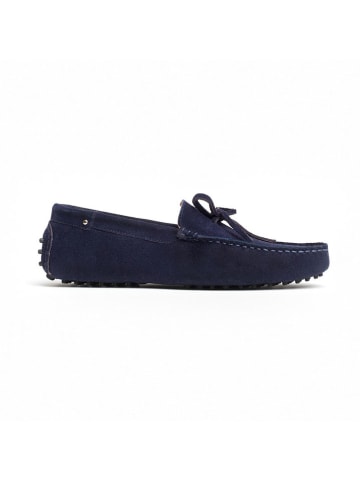 CHARLES & SMITH Leren mocassins "Andy" donkerblauw