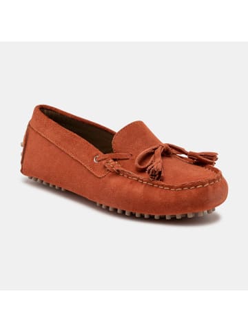 CHARLES & SMITH Leder-Mokassins "January" in Orange