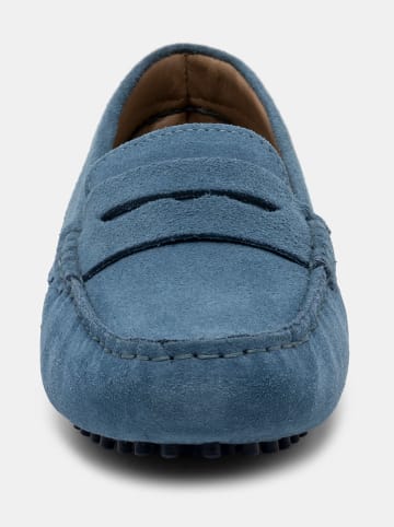 CHARLES & SMITH Leder-Mokassins "Thandie" in Blau